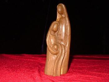 Olive Wood Statue of the Holy Family