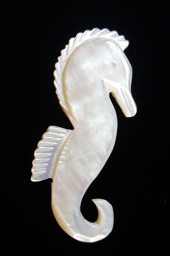 Seahorse Mother of pearl Brooch